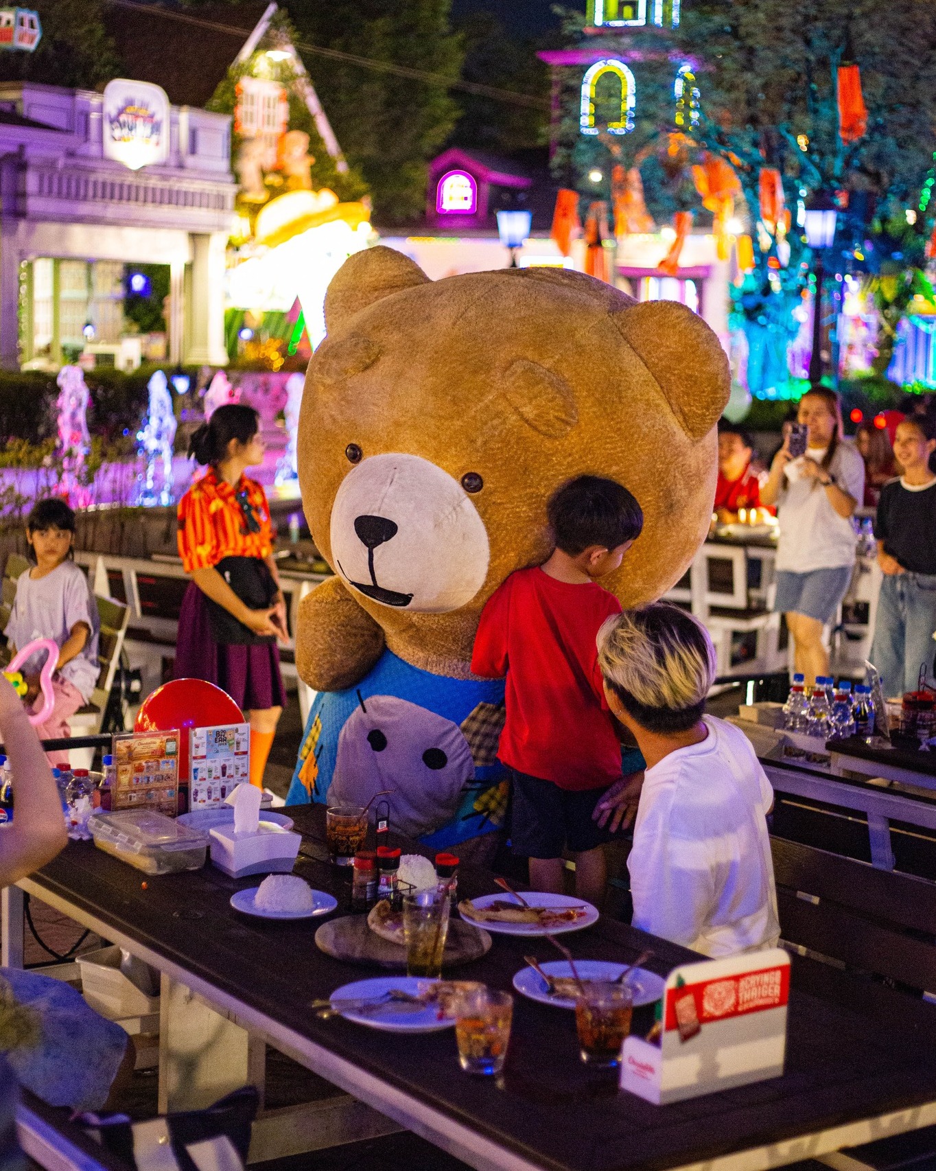 The atmosphere at Chocolate Ville